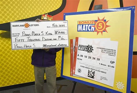 Laurel Lottery Player Scores $50K Bonus Match 5 Win.